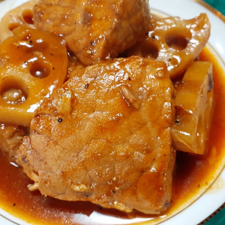 圧力鍋で豚ロースブロックの赤ワイン煮 レシピ 作り方 By ゆーみん8 楽天レシピ 圧力鍋で豚ロースブロックの赤ワイン煮 レシピ 作り方 By ゆーみん8 楽天レシピ